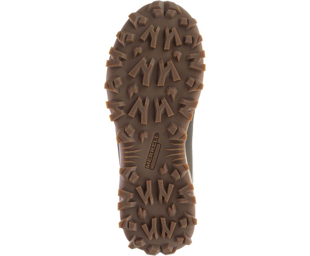 Botas Homem - Merrell Thermo Snowdrift Mid Shell Waterproof - Verde Oliva - URG043817